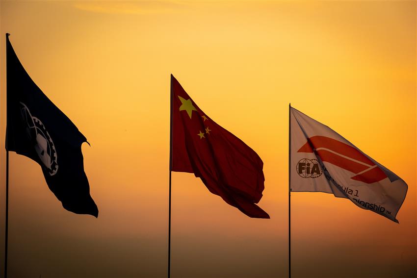 Three flags